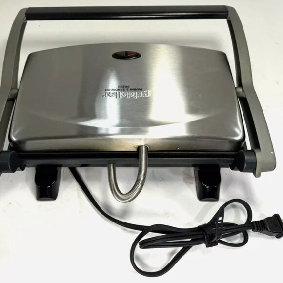 Cuisinart Griddler Panini & Sandwich Press GR-1 Tested Works Stainless Steel - Picture 6 of 9